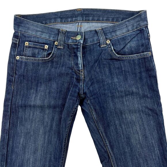 Pre-Loved Ice Iceberg Women US 27 Denim Skinny Blue Jeans Straight Leg Pants - Picture 5 of 10